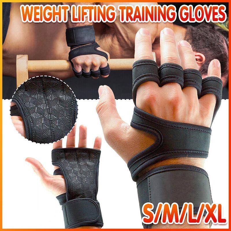 Weight Lifting Training Gloves Women Men Fitness Sports Body Building Gym Gloves - M V528-WRISTGLOVES-M-38071