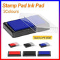 Stamp Ink Pad Rectangular 63x95mm for Rubber Stamps Office Fingerprint Stamping - Blue V528-WZ-130BSTAMP-BLUE-554780