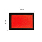 Stamp Ink Pad Rectangular 63x95mm for Rubber Stamps Office Fingerprint Stamping - Blue V528-WZ-130BSTAMP-BLUE-554780