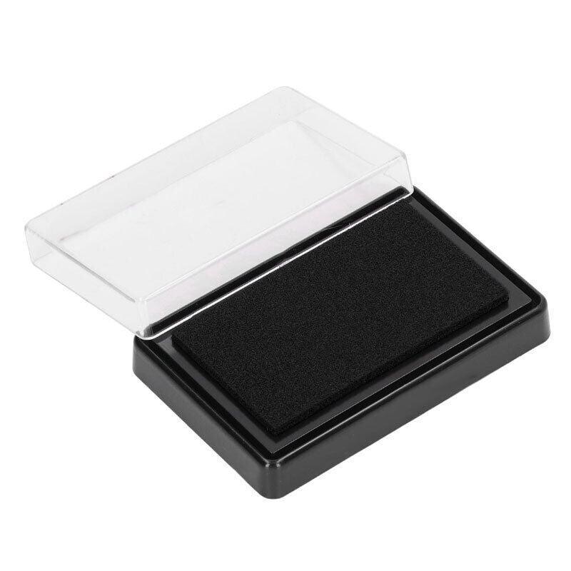 Stamp Ink Pad Rectangular 63x95mm for Rubber Stamps Office Fingerprint Stamping - Blue V528-WZ-130BSTAMP-BLUE-554780