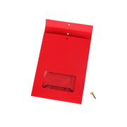 10PCS Snowflake Kraft Paper Candy Bag with Window Biscuit Self Standing Food Bag - Red V528-XHS10X-RED-765665