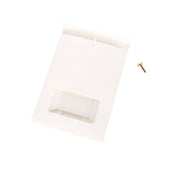 10PCS Snowflake Kraft Paper Candy Bag with Window Biscuit Self Standing Food Bag - White V528-XHS10X-WHITE-635157