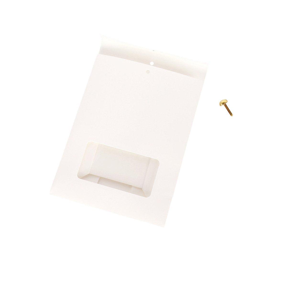 10PCS Snowflake Kraft Paper Candy Bag with Window Biscuit Self Standing Food Bag - White V528-XHS10X-WHITE-635157