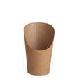 French Fries Holder Kraft Paper Cups Holder Disposable Paper Cups - 12OZ V528-XJ00024-12-250PCS-88362