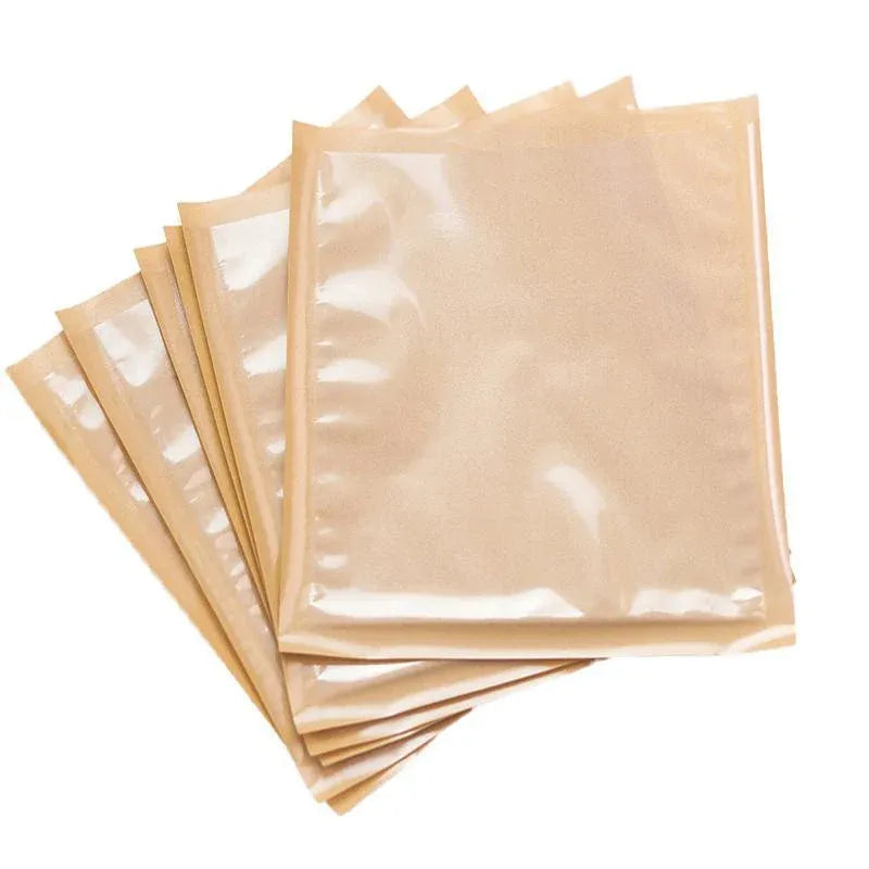 500PCS Transparent Food Greaseproof Bag Sandwich Donut Bread Packaging Pouch - Cowhide 21X25CM V528-XJ00041-COWHIDE-21X25-500PCS-74505