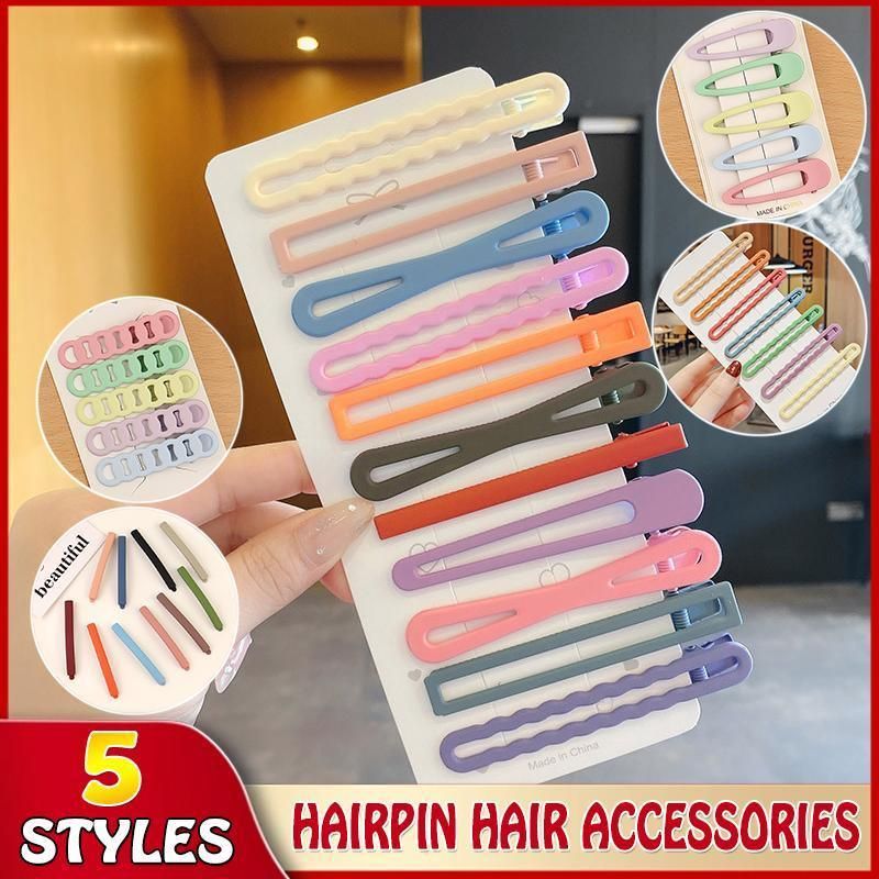 Clip Alloy Duckbill Clip Korean Style Hair Clip Female Hairpin Hair Accessories - D V528-XJ00255-YZHS-700634