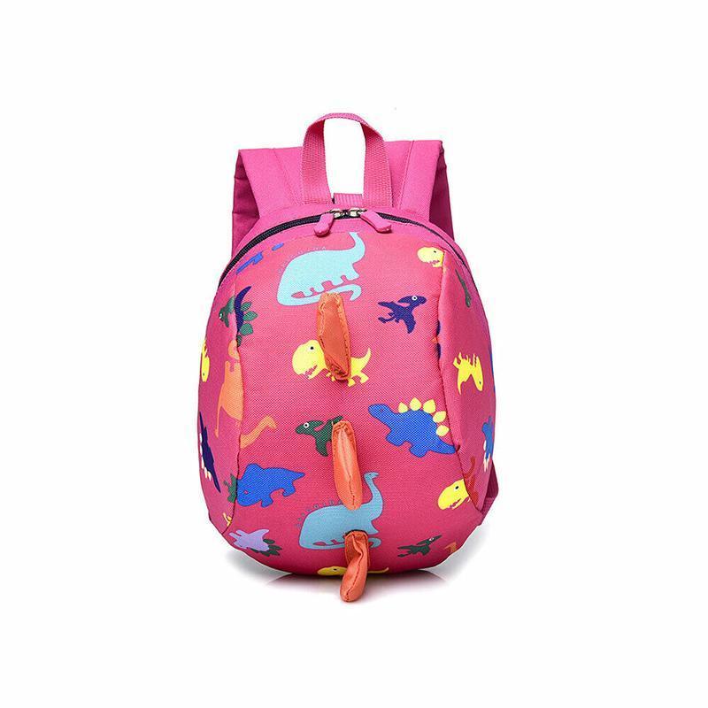 Kids Safety Harness Backpack Toddler Leash Dinosaur Bag Child Anti Lost - pink V528-XJ00375-PINK-19963