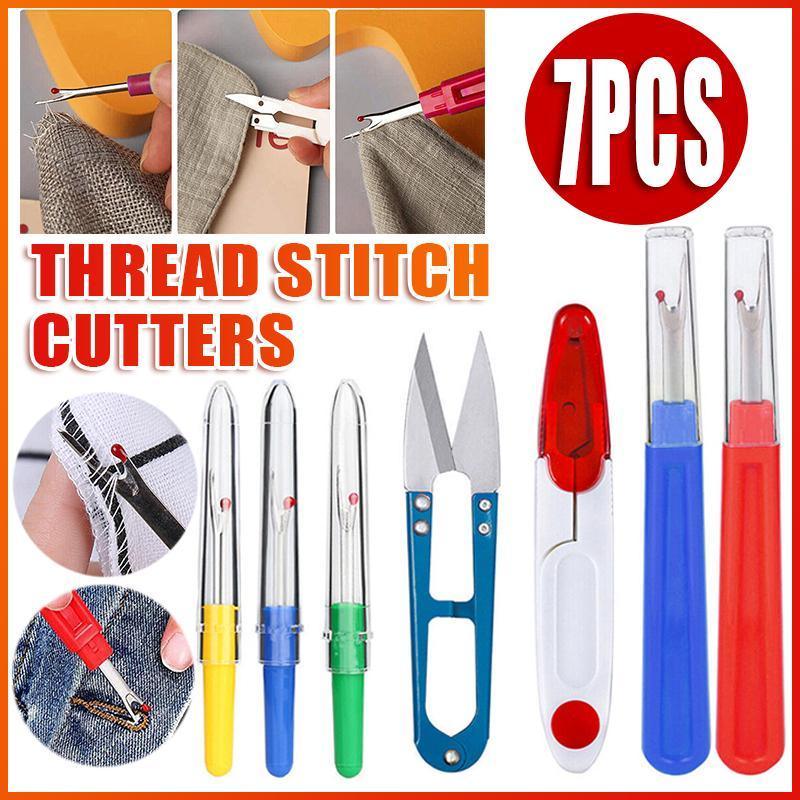 7PCS Seam Ripper and Thread Snips Set for Sewing Stitch Removal and Craft Cutting V528-XJ00433-7PCS-188149