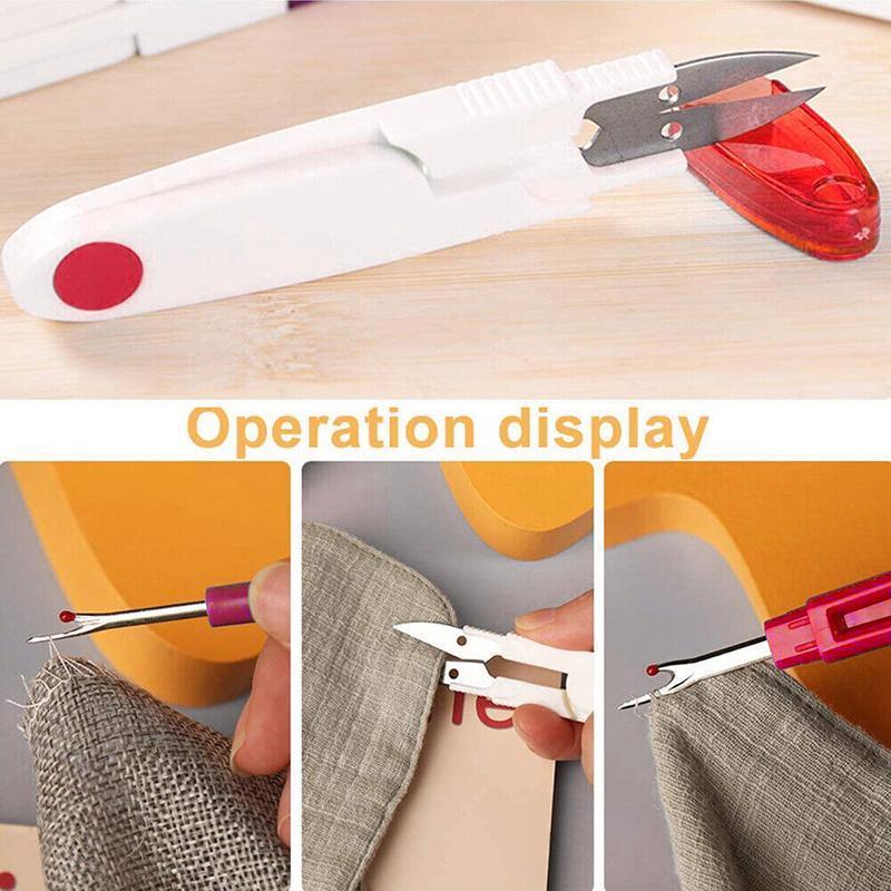 7PCS Seam Ripper and Thread Snips Set for Sewing Stitch Removal and Craft Cutting V528-XJ00433-7PCS-188149