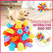 Snuffle Ball Dog Toy for Treat Dispensing and Nose Work Training Soft Washable Feeder V528-XJ00469-191148