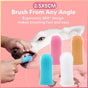 Premium Oral Care Dog Cat Toothbrush Finger Toothbrush Finger Silicone - Blue V528-XJ00474-BLUE-1PCS-510853