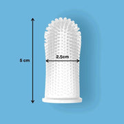 Premium Oral Care Dog Cat Toothbrush Finger Toothbrush Finger Silicone - Pink V528-XJ00477-PINK-1PCS-142607