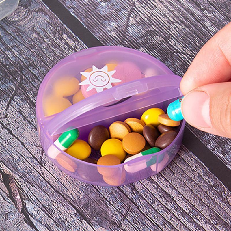 7 Day Weekly Case Dispenser Medicine Tablet Organizer Storage Container Pill Box - Colourful V528-XJ00482-COLORFULL-666319