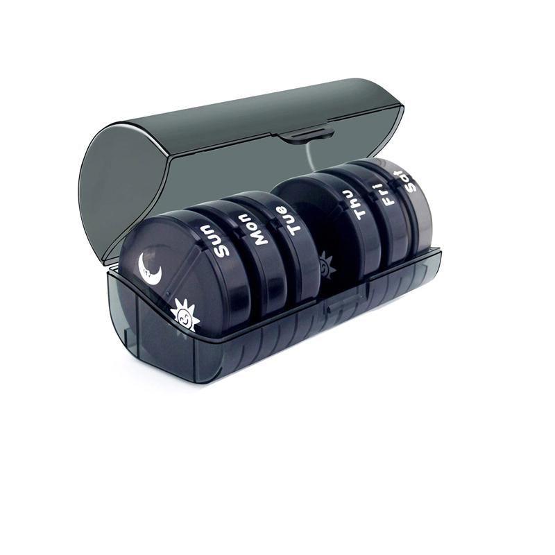 7 Day Weekly Case Dispenser Medicine Tablet Organizer Storage Container Pill Box - Colourful V528-XJ00482-COLORFULL-666319