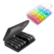 7 Day Medicine Organizer Pill Box Tablet Daily Case Weekly Dispenser Container - Colourful V528-XJ00484-COLORFUL-584193