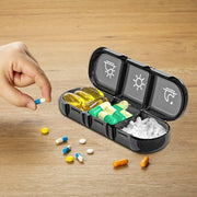 7 Day Medicine Organizer Pill Box Tablet Daily Case Weekly Dispenser Container - Colourful V528-XJ00484-COLORFUL-584193