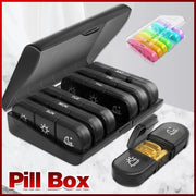 7 Day Medicine Organizer Pill Box Tablet Daily Case Weekly Dispenser Container - Colourful V528-XJ00484-COLORFUL-584193
