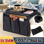 6 Pocket Couch Organizer Remote Storage Holder Sofa Chair Arm Control Rest bag V528-XJ00512-BLACK-396744