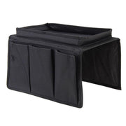 6 Pocket Couch Organizer Remote Storage Holder Sofa Chair Arm Control Rest bag V528-XJ00512-BLACK-396744