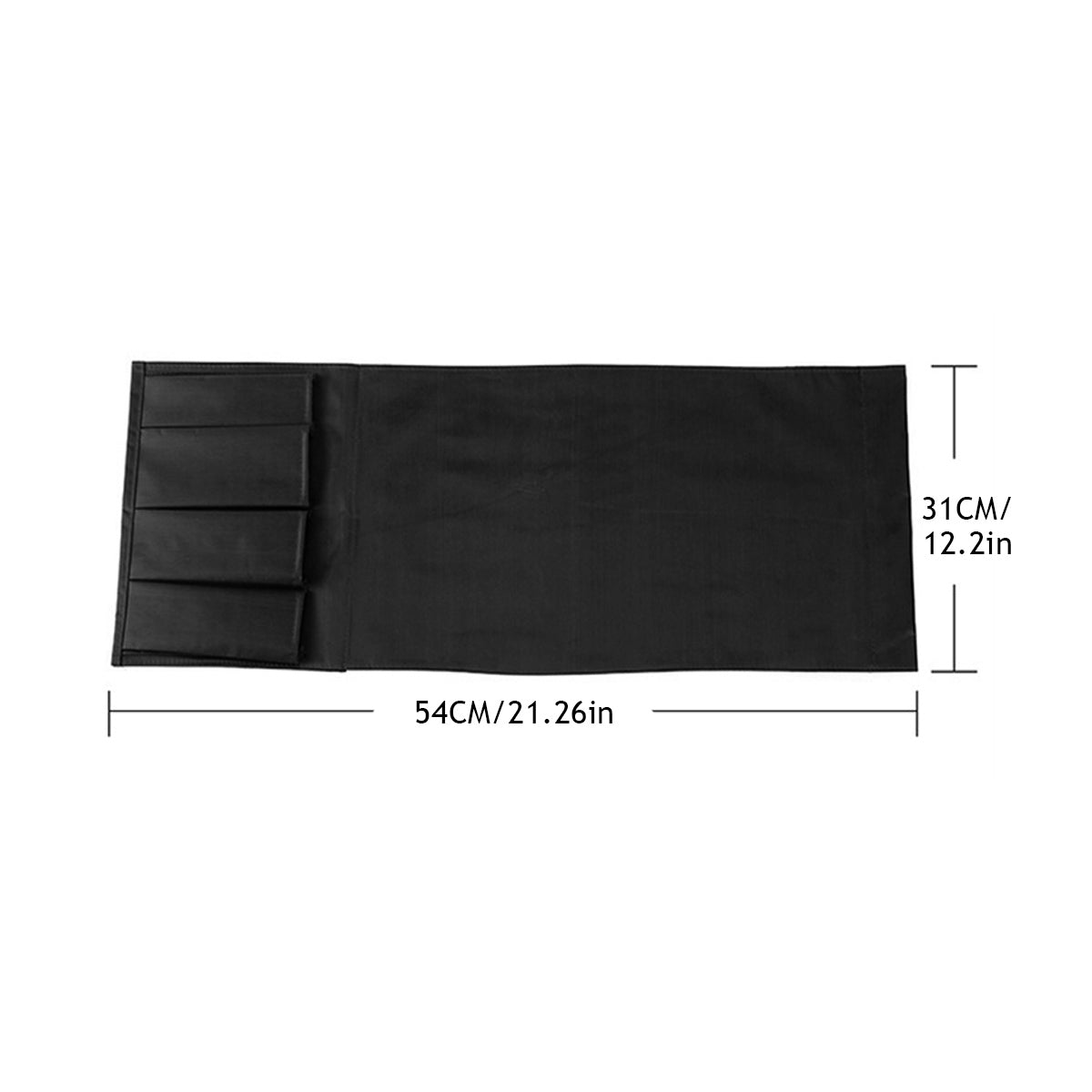 6 Pocket Couch Organizer Remote Storage Holder Sofa Chair Arm Control Rest bag V528-XJ00512-BLACK-396744