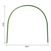 6PCS Greenhouse Plant Hoops Garden Tunnel Support for Row Covers and Netting V528-XJ00515-6PCS-553417