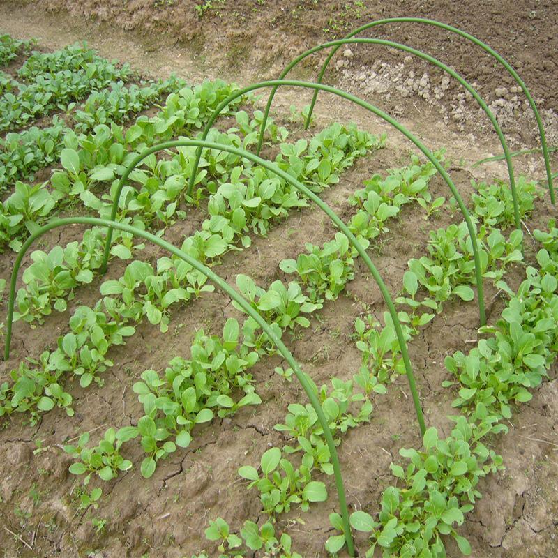 6PCS Greenhouse Plant Hoops Garden Tunnel Support for Row Covers and Netting V528-XJ00515-6PCS-553417