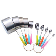 10 Piece Stainless Steel Measuring Cups and Spoons Set for Baking and Cooking V528-XJ00516-10PCS-339667