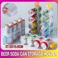 Beer Soda Can Storage Holder Kitchen Fridge Space Saver Rack Organizer 1-3PCS - Orange V528-XJ00521-ORANGE-353077