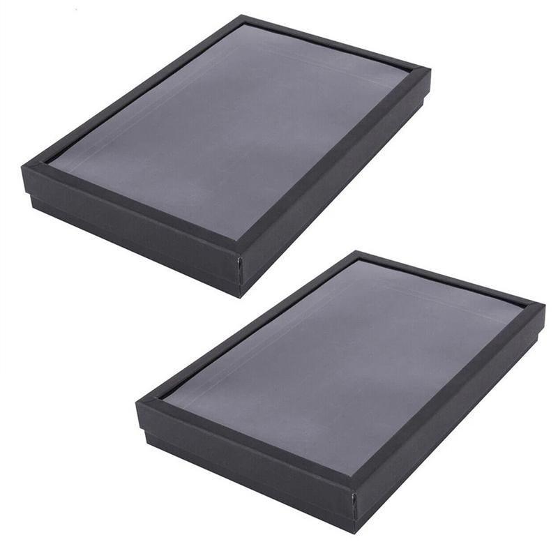 100 Slot Jewelry Ring Earring Storage Box Display Organizer Case Tray Holder - 1PC V528-XJ00524-1PC-108908