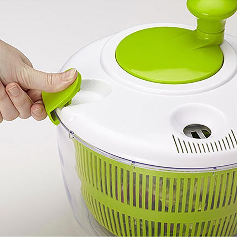 Salad Spinner Vegetable Lettuce Salad Leaves Washer Dryer Serving Bowl Container V528-XJ00526-945992