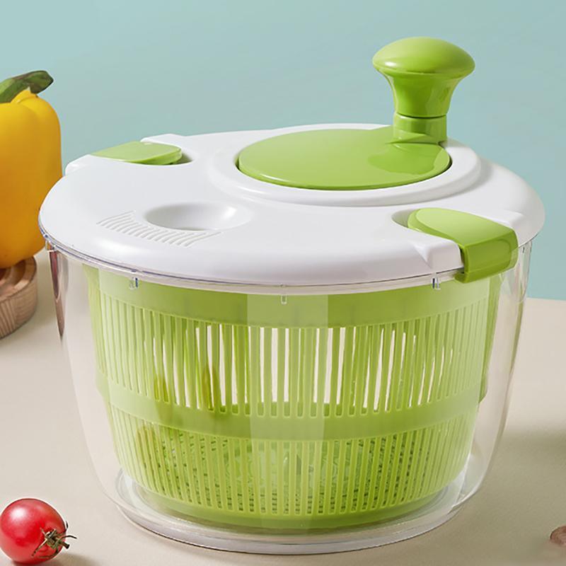 Salad Spinner Vegetable Lettuce Salad Leaves Washer Dryer Serving Bowl Container V528-XJ00526-945992