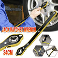 Car Labor-Saving Jack Ratchet Wrench Wheel Hand Crank Cross Wrench Repair Tool V528-XJ00548-883457