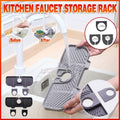 Kitchen Faucet Storage Rack Holder Soap Sponges Caddy Organizer Sink Basket Rack - Grey V528-XJ00563-GREY-737262