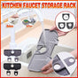Kitchen Faucet Storage Rack Holder Soap Sponges Caddy Organizer Sink Basket Rack - Black V528-XJ00564-BLACK-628760