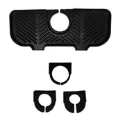 Kitchen Faucet Storage Rack Holder Soap Sponges Caddy Organizer Sink Basket Rack - Black V528-XJ00564-BLACK-628760