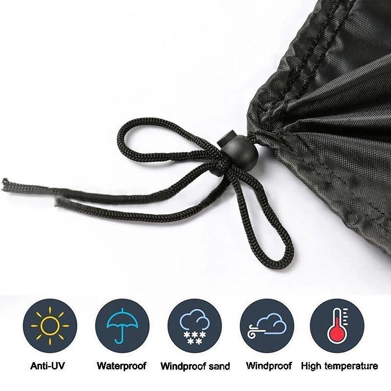 Waterproof Pool Cleaner Cover 420D Oxford Protective Dust Cover with Storage Bag V528-XJ00579-BLACK-487729