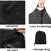 Waterproof Pool Cleaner Cover 420D Oxford Protective Dust Cover with Storage Bag V528-XJ00579-BLACK-487729