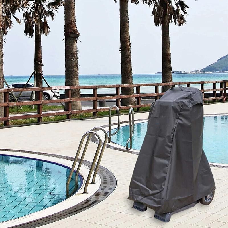 Waterproof Pool Cleaner Cover 420D Oxford Protective Dust Cover with Storage Bag V528-XJ00579-BLACK-487729