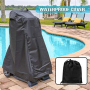 Waterproof Pool Cleaner Cover 420D Oxford Protective Dust Cover with Storage Bag V528-XJ00579-BLACK-487729