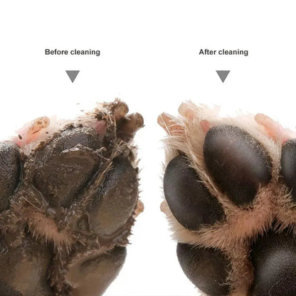 Pet Foot Wash Cup Automatic No-Rub Paw Cleaner Cat Dog Paw Washing Cup Clean - Grey V528-XJB-GREY-L-650205