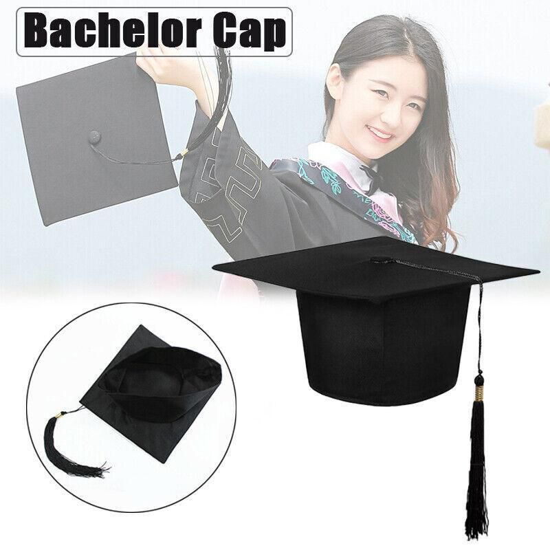 Mortarboard Graduation Hat Academic Cap Black Bachelor Master Chancellor Hat Au V528-XUESHIMAO-524887