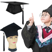 Mortarboard Graduation Hat Academic Cap Black Bachelor Master Chancellor Hat Au V528-XUESHIMAO-524887