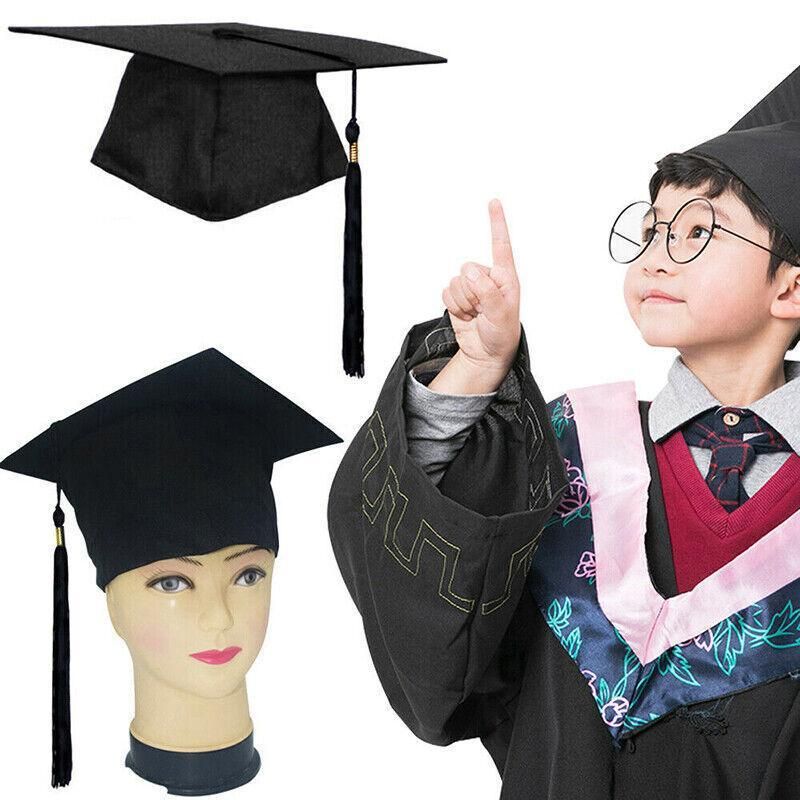 Mortarboard Graduation Hat Academic Cap Black Bachelor Master Chancellor Hat Au V528-XUESHIMAO-524887
