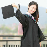 Mortarboard Graduation Hat Academic Cap Black Bachelor Master Chancellor Hat Au V528-XUESHIMAO-524887