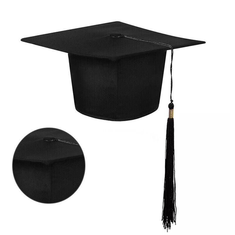 Mortarboard Graduation Hat Academic Cap Black Bachelor Master Chancellor Hat Au V528-XUESHIMAO-524887