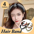 Women Lady Retro Boho Embroidery Cotton Wide Hair Headband Head Wrap Band hoop - Red V528-XY00114-RED-346185