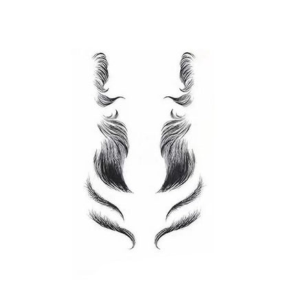 Hairline Edge Tattoo Stickers - Curly Fringe Decals for Women Styling - 10 V528-XY00401-LHKS10-773383