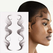 Hairline Edge Tattoo Stickers - Curly Fringe Decals for Women Styling - 10 V528-XY00401-LHKS10-773383