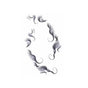Hairline Edge Tattoo Stickers - Curly Fringe Decals for Women Styling - 4 V528-XY00402-LHKS04-916936