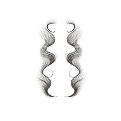 Hairline Edge Tattoo Stickers - Curly Fringe Decals for Women Styling - 1 V528-XY00410-LHKS01-992735